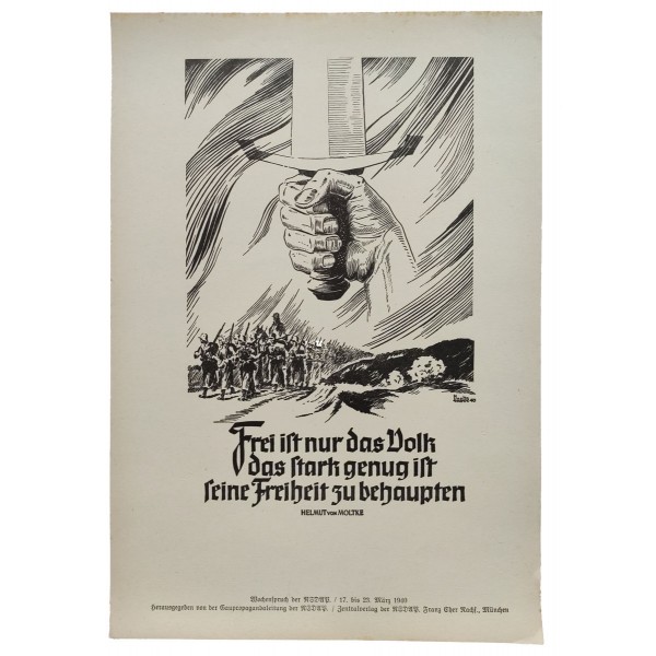 Wochenplakat der NSDAP: \