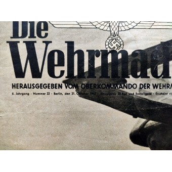 Die Wehrmacht, 22nd vol., October 1942. Espenlaub militaria