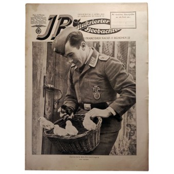 The Illustrierter Beobachter, 14, April 1942 Between the flights. Trapped by the Soviets for 14 days. Espenlaub militaria