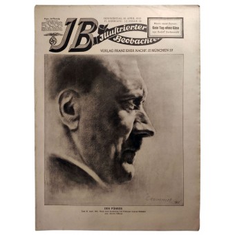 The Illustrierter Beobachter, 16 vol., April 1942-Führer on April 20, 1942. Espenlaub militaria
