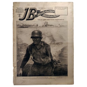 The Illustrierter Beobachter, 33 vol., August 1942 The assault boat leader. Espenlaub militaria