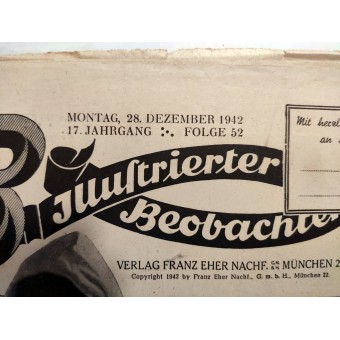 The Illustrierter Beobachter, 52 vol., December 1942. Espenlaub militaria