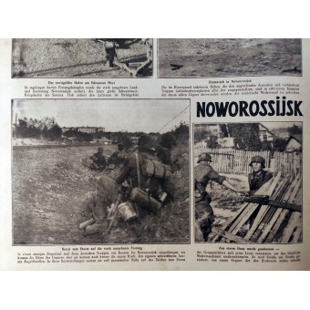 The Münchner Illustrierte Presse, 39th vol., Sept 1942 Before the assault on Novorossiysk. Espenlaub militaria