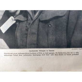 The Münchner Illustrierte Presse #52 Dec 1942 American prisoners in Tunisia. Espenlaub militaria