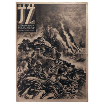 The Neue Illustrierte Zeitung №31 Aug 1942 German heavy tanks smashed Bolshevik tanks. Espenlaub militaria
