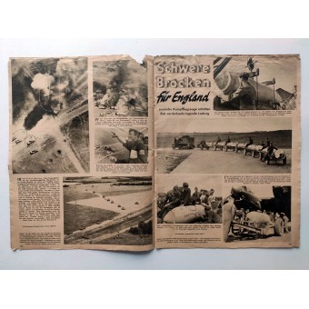 Der Adler - vol. 19, September 15th, 1942 - Stukas against Soviet tanks and vehicles. Espenlaub militaria