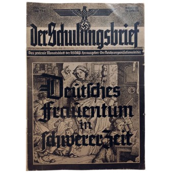 Der Schulungsbrief - vol. 7/8/9 from 1940 - War, maternity and comradeship. Espenlaub militaria