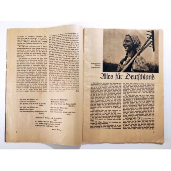 Der Schulungsbrief - vol. 7/8/9 from 1940 - War, maternity and comradeship. Espenlaub militaria
