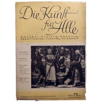 Die Kunst für Alle, 8th vol., May 1937. Espenlaub militaria