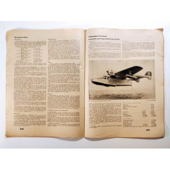 the Flug und Werft - vol. 12, 19th of December 1938 - International Aviation Exhibition Paris 1938. Espenlaub militaria