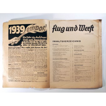 the Flug und Werft - vol. 12, 19th of December 1938 - International Aviation Exhibition Paris 1938. Espenlaub militaria