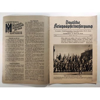 The Deutsche Kriegsopferversorgung, 8th vol., May 1941. Espenlaub militaria