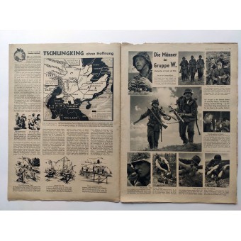 The Hamburger Illustrierte - vol. 24, June 13th, 1942 - The pith helmet of the German Africa Corps. Espenlaub militaria