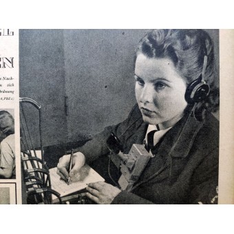 The Hamburger Illustrierte - vol. 5, January 30th, 1943 - Girls help win by Luftnachrichtenhelferinnen. Espenlaub militaria