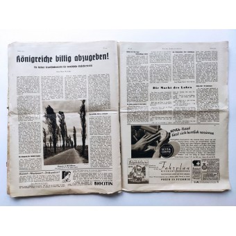 The Kölnische Illustrierte Zeitung - vol. 43, October 26th, 1935 - Photos from the Abyssinian Front. Espenlaub militaria