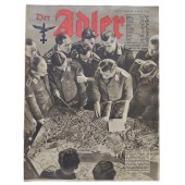 Revista de la Luftwaffe Der Adler, número 7, 4 de abril de 1944.