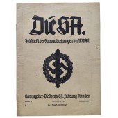 Revista Die SA, Zeitschrift der Sturmabteilungen der NSDAP, número 6, 7 de febrero de 1941.