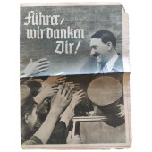 Propaganda issue about national socialist Germany and referendum for annexation of Austria in 1938