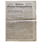 Pequeño periódico Kleine Wiener Kriegszeitung, número 171 del 20 de marzo de 1945.