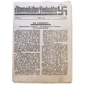 Vorbidden in Austria Österreichischer Beobachter número 12 de abril de 1937