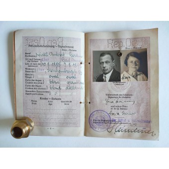 Austrian passport from 1936. Espenlaub militaria