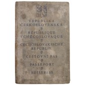 Pasaporte checoslovaco expedido en 1929