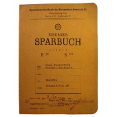 German savings book of Bank of German Labor, Inc. (Bank der Deutschen Arbeit A.G.)