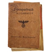 Postal savings book of Deutsche Reichspost, 1944