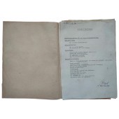 Documentos de las compañías y batallones del 134º Regimiento de Infantería antes de la guerra de 1939