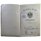 Seaman's book for 1909/1915