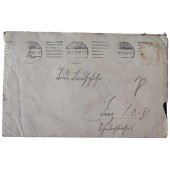 Sobre con una carta de un granadero de las SS, 1942
