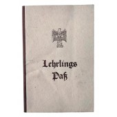 German WW2-era Lehrlings or Student's Pass, 1937