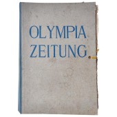 Los 31 números del periódico Olympia Zeitung, incluido un número extra de Probenummer, 1936