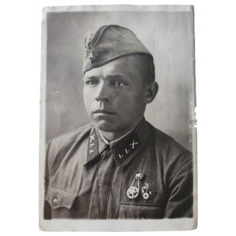 Portrait of an artillery sergeant, 1940. Espenlaub militaria