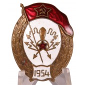 Radio Engineering School badge, 1954