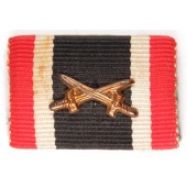 Ribbon bar of War Merit Cross with Cwords
