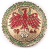 Wehrmann Tirol shooting award in gold, 1944