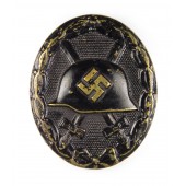 Wound Badge in Black, Brass