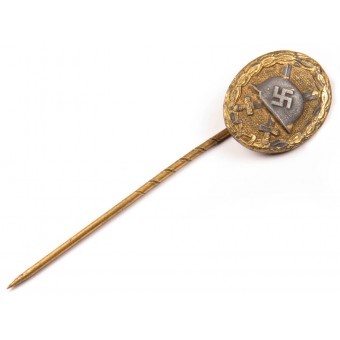 Wound Badge in Gold miniature. Espenlaub militaria