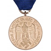 4 years service medal with ribbon