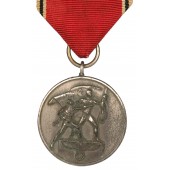 Medalla del Anschluss austriaco en una cinta