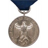 4 years service medal with ribbon
