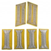 Lemon Yellow set of insignia for Signal troops Waffenrock