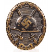 Black Wound Badge Buntmetall