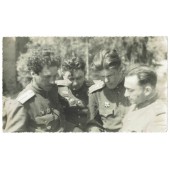 Red Army tank officers briefing