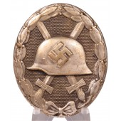 Silver Wound Badge S&L PKZ 4 Buntmetall