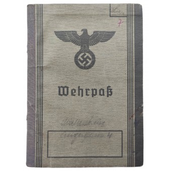 The Wehrpass issued to a POW camp (Stalag) guard. Espenlaub militaria