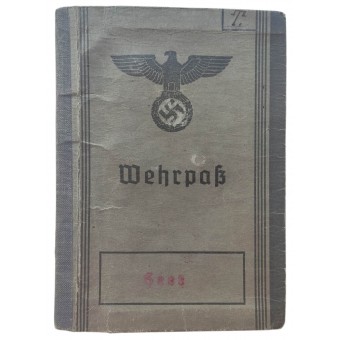 The Wehrpass issued to a WW1 veteran and later member of Landesschuetzen unit. Espenlaub militaria