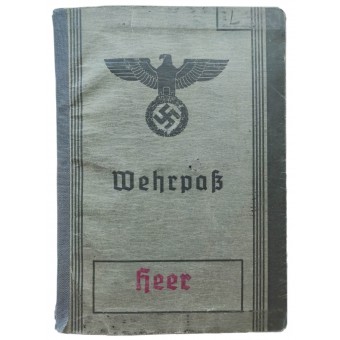 The Wehrpass issued to austrian student. Espenlaub militaria