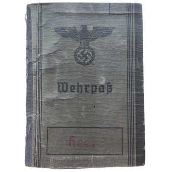 The Wehrpass issued to Oberfeldwebel of Garrison Battalion of Vienna. Espenlaub militaria